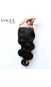 4x4 Lace Top Closure Body Wave,Brazilian Virgin Hair Free/2/3 Part